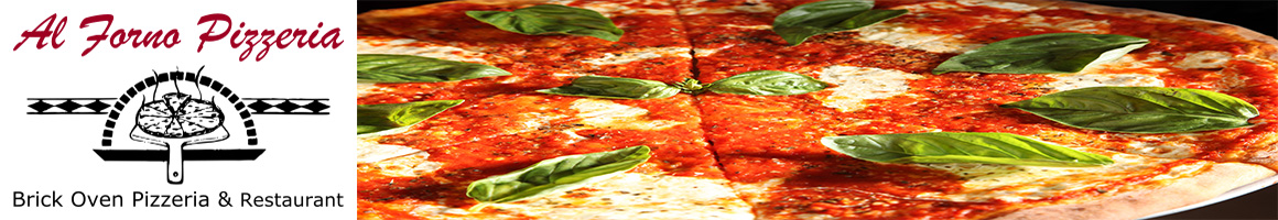 Eating Italian Pizza at Al Forno Pizzeria restaurant in New York, NY.